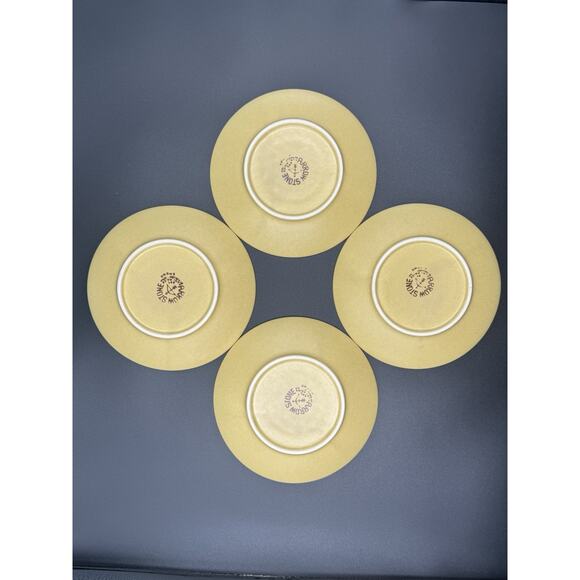 Vintage Arrow Stone Japan Cups & Saucers Set of 4– Mid Century Japanese - Picture 5 of 10